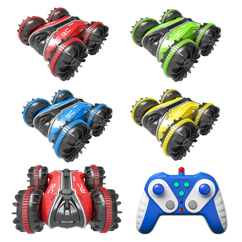 

subbt 2.4GHz Radio Rc Car Toys For Children Waterproof Anti-collision 360° Rotation Remote Control Car Kids Amphibious Rc Toys