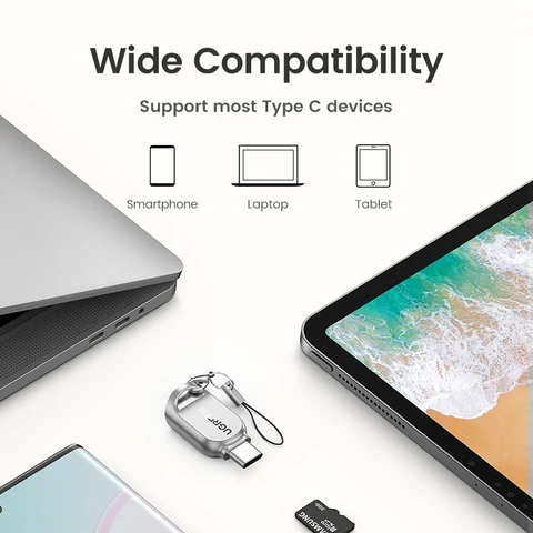 UGREEN Кардридер USB-C для TF карты