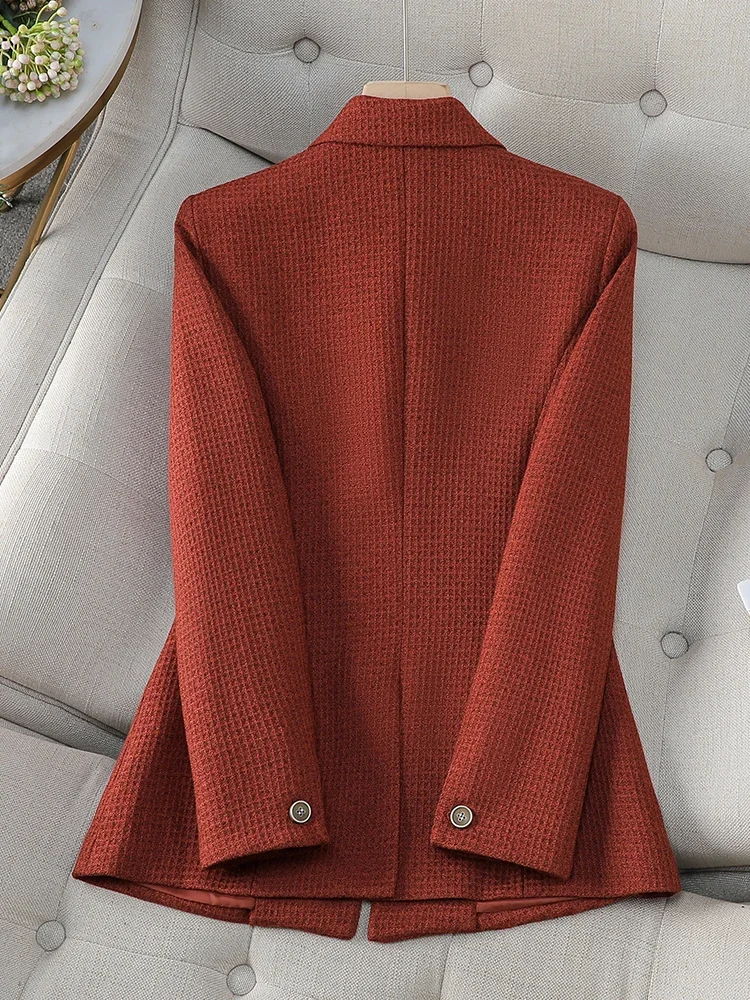 Женский официальный Блейзер оранжевый зеленый черный блейзер с длинным рукавом