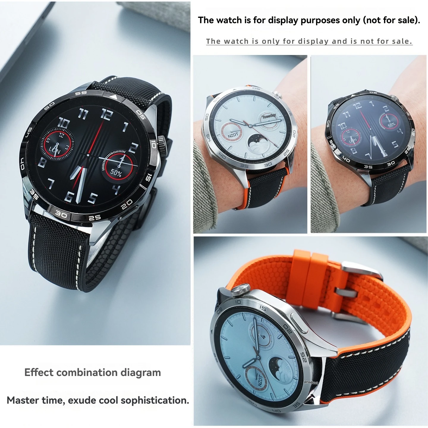 Силиконовый ремешок для Huawei GT5GT4GT2, Watch54, Sports 3Pro, Magic2, 5Ultra, GS4, Haylou, GS3i, водонепроницаемый, сменный ремешок на запястье. (art.: 3920dbcbc9577) - 3920dbcbc9577