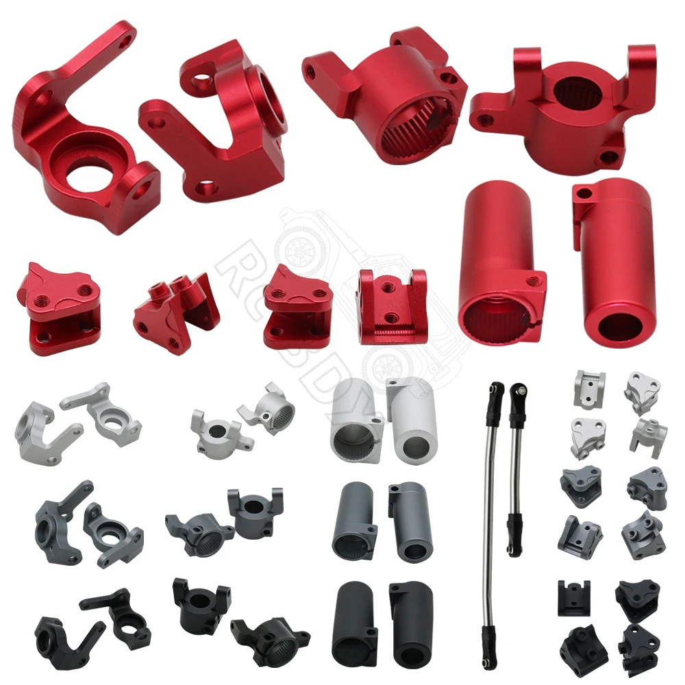 SCX10 II AR44 обновление оси детали конической шестерни Набор Универсальный вал рулевое управление сервопривод звено для 1/10 RC Crawler Axial 90046 SCX10 II AR44 обновление оси детали конической шестерни Набор Универсальный вал рулевое управление сервопривод звено для 1/10 RC Crawler Axial 90046