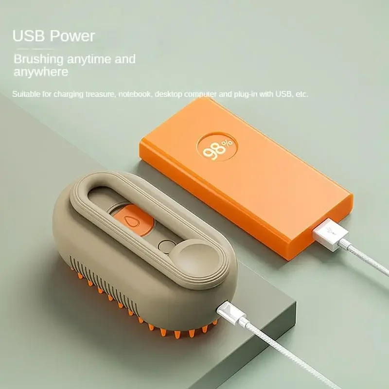 Щетка-распылитель для кошек и собак 3 в 1