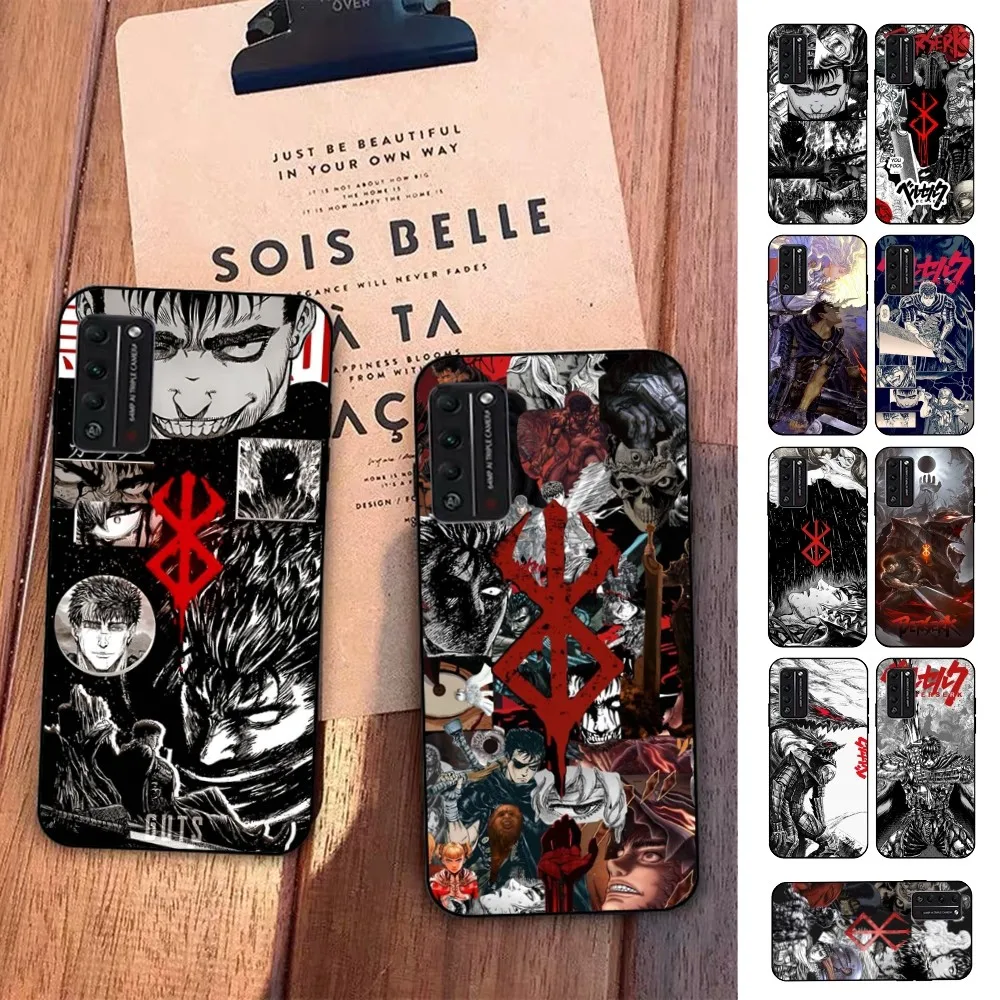 

Berserk Guts Anime Phone Case For Huawei Honor 10 Lite 9 20 7A Pro 9X Pro 30 Pro 50 Pro 60 Pro 70 Pro Plus