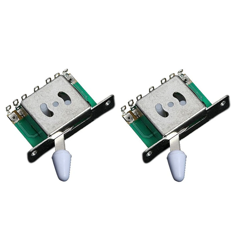 

2 Pcs 5 Way Pickup Selector Switch For Fender Tele Strat Replacement