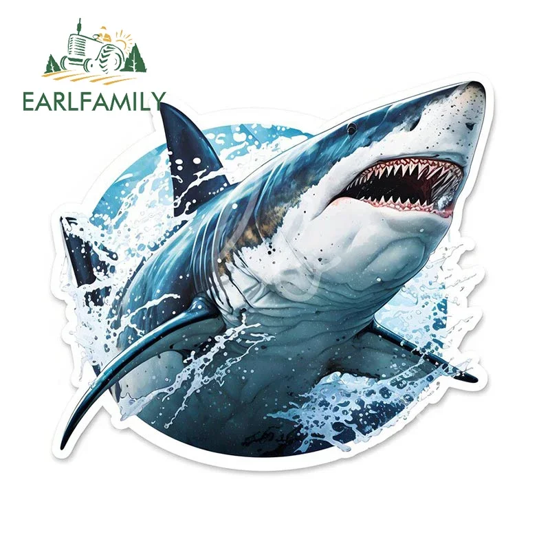

EARLFAMILY 13 см для акулы, 3D-Наклейки для защиты от солнца