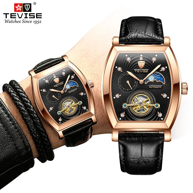 Automatic mechanical watch belt men's watch Sun Moon Star Diamond fashion watches