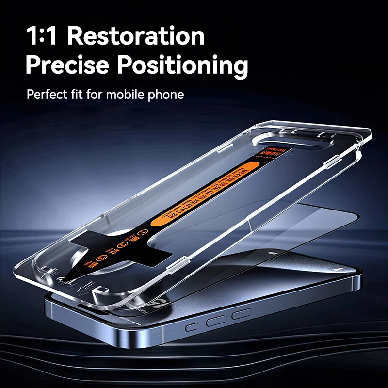 Фото Защитное стекло для iPhone 16 15 14 13 12 11 Pro Max, 1/2/3 шт. №3