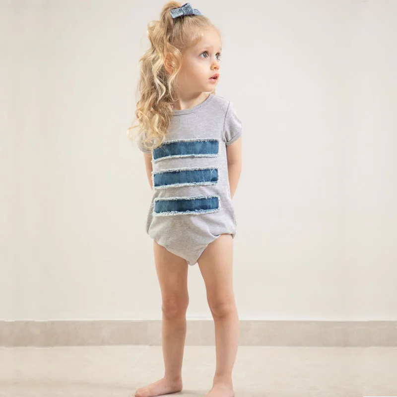 Детские летние хлопковые джинсовые одинаковые платья для мальчиков и девочек