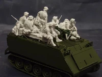 135 scale die casting resin figure model assembly kit vietnam war figure model 10 figure resin toy figure no tank