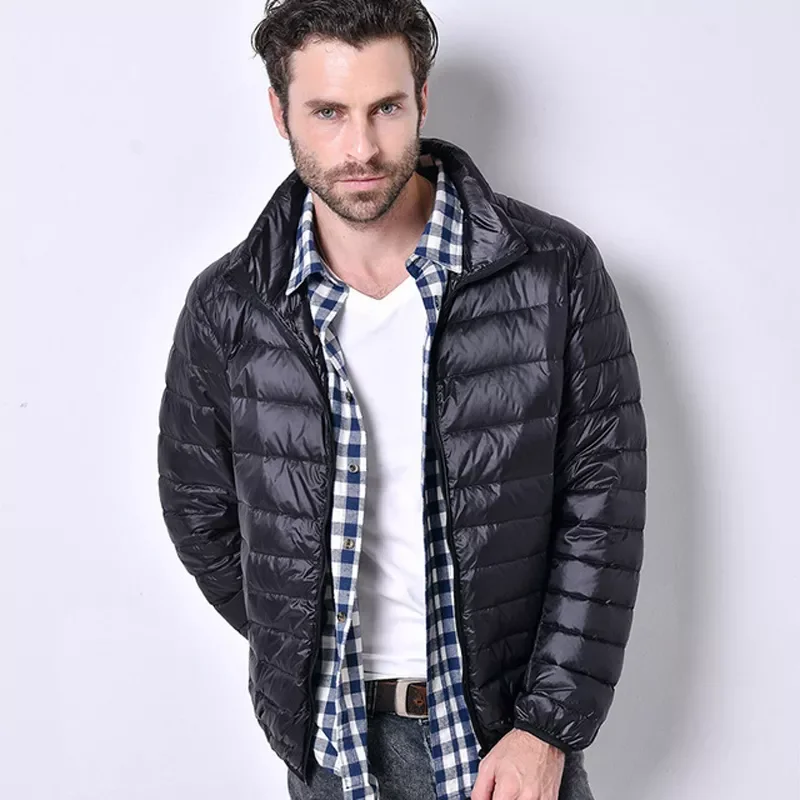 2022New Autumn Men Ultralight Jacket White Duck Down Coat Men Down Jackets Winter Male Casual Down jacket Coat Warm Parka 5XL