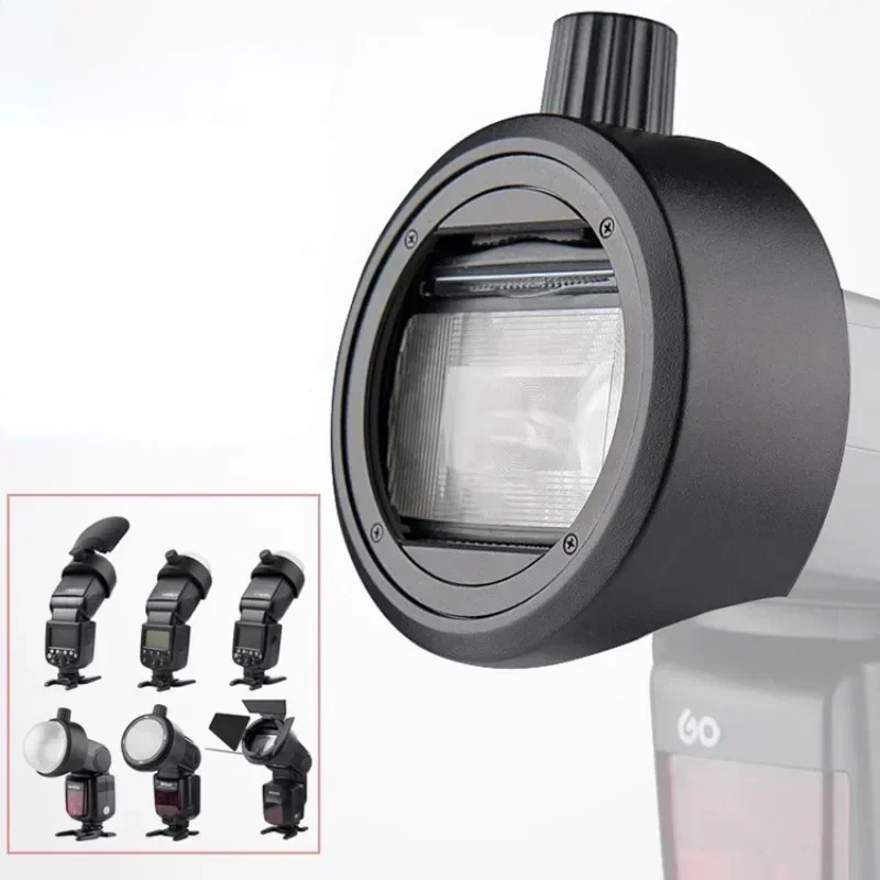 Для Godox S-R1 Адаптер для вспышки с круглой головкой AK-R1 Переходное кольцо TT685 V860II V350