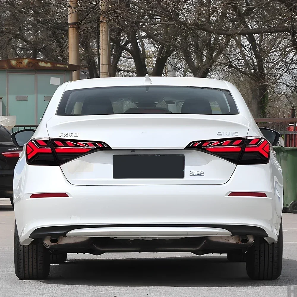 Модифицированные автомобильные задние фонари в сборе для Civic XI 11th 2022-2023, светодиодные автоматические задние фонари, обновленный динамический мигающий сигнальный светильник, аксессуар (art.: 3920cec925aec) - 3920cec925aec