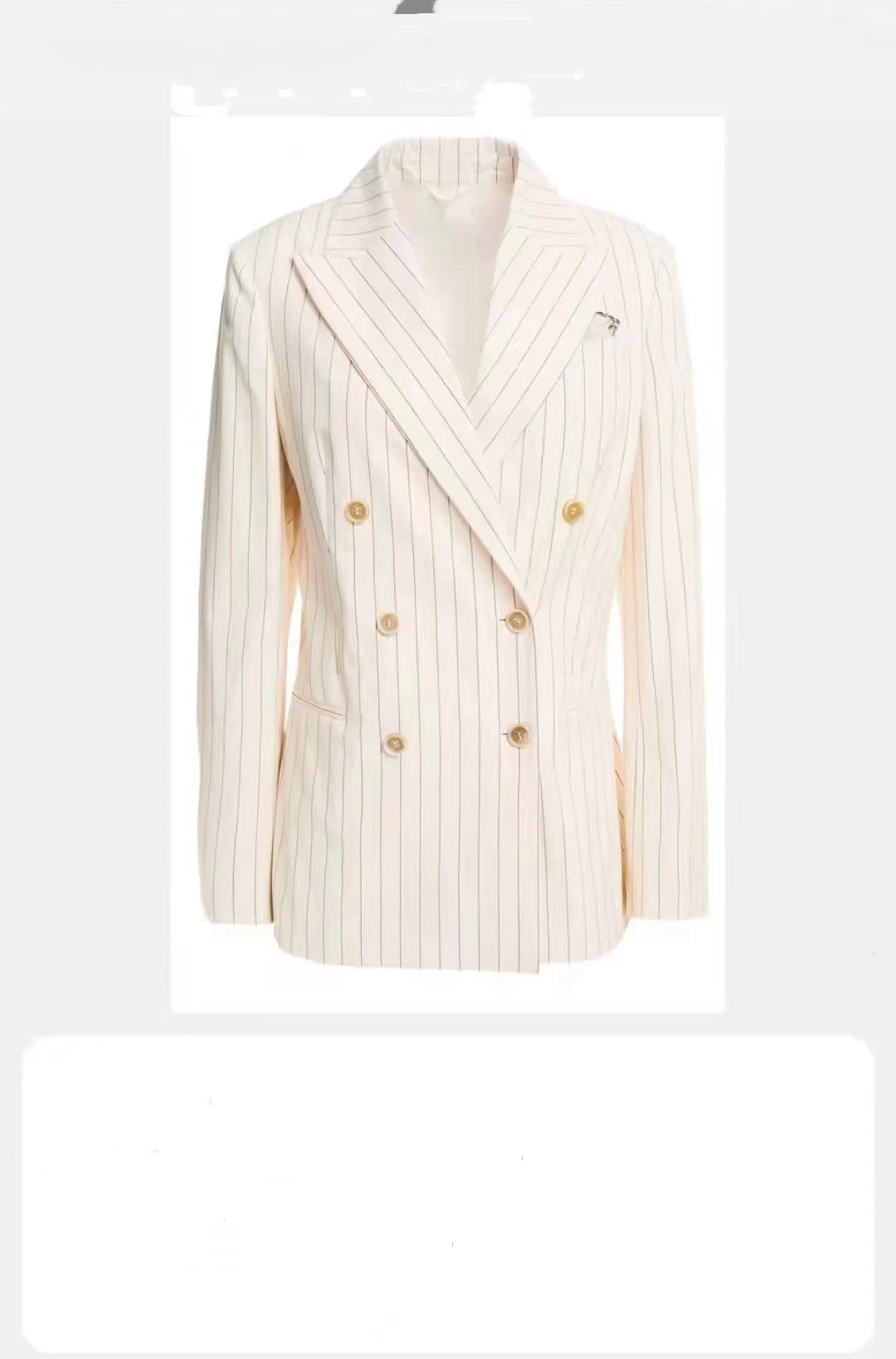 

Женский Повседневный облегающий костюм в полоску