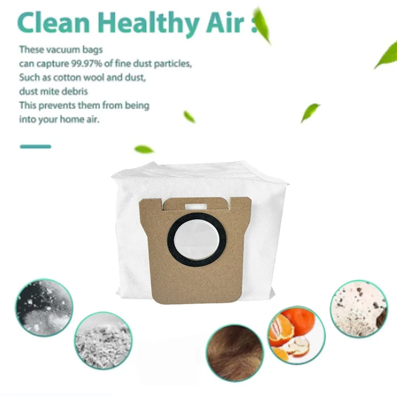 20 шт. запасные мешки для пыли робота-пылесоса Xiaomi Mijia Omni 1S X10