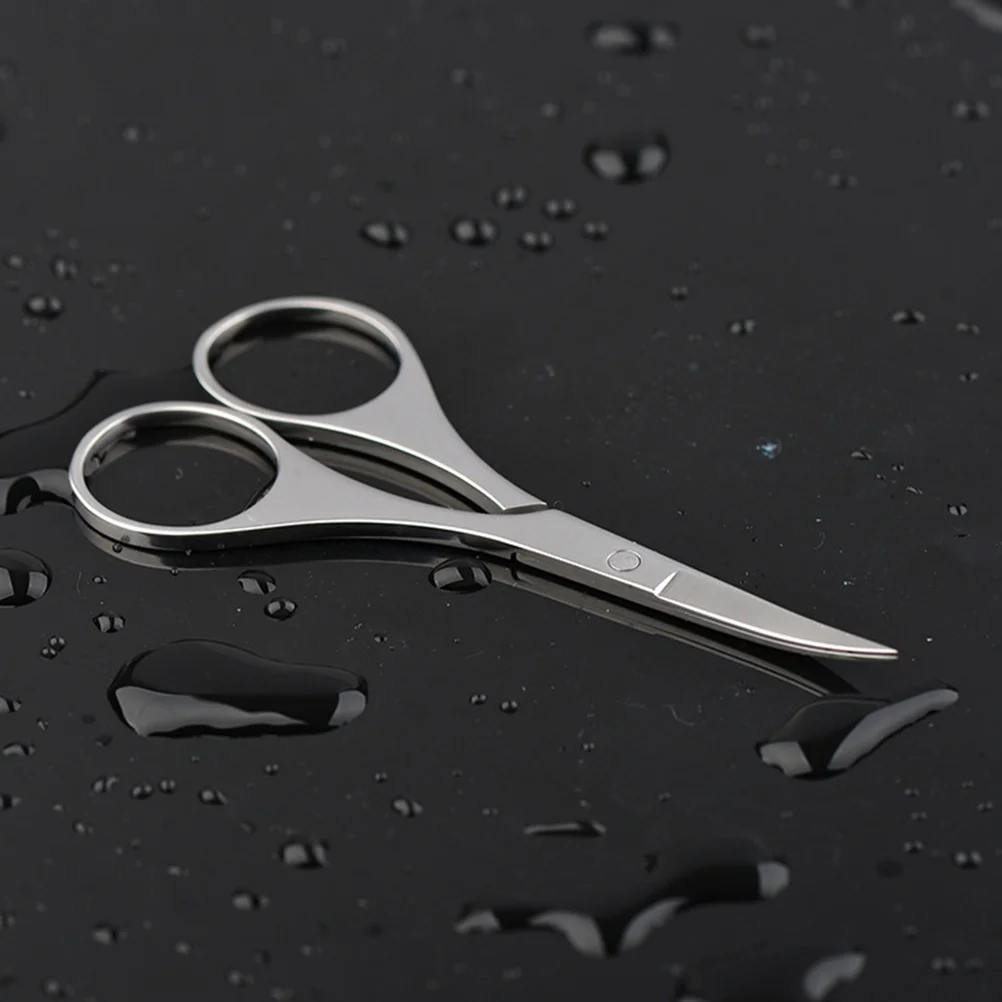 

1pc Nose Hair Men Woman Professional Stainless Steel Curved Craft Scissors Eyebrow Scissors for Women Nose Hair Trimmer