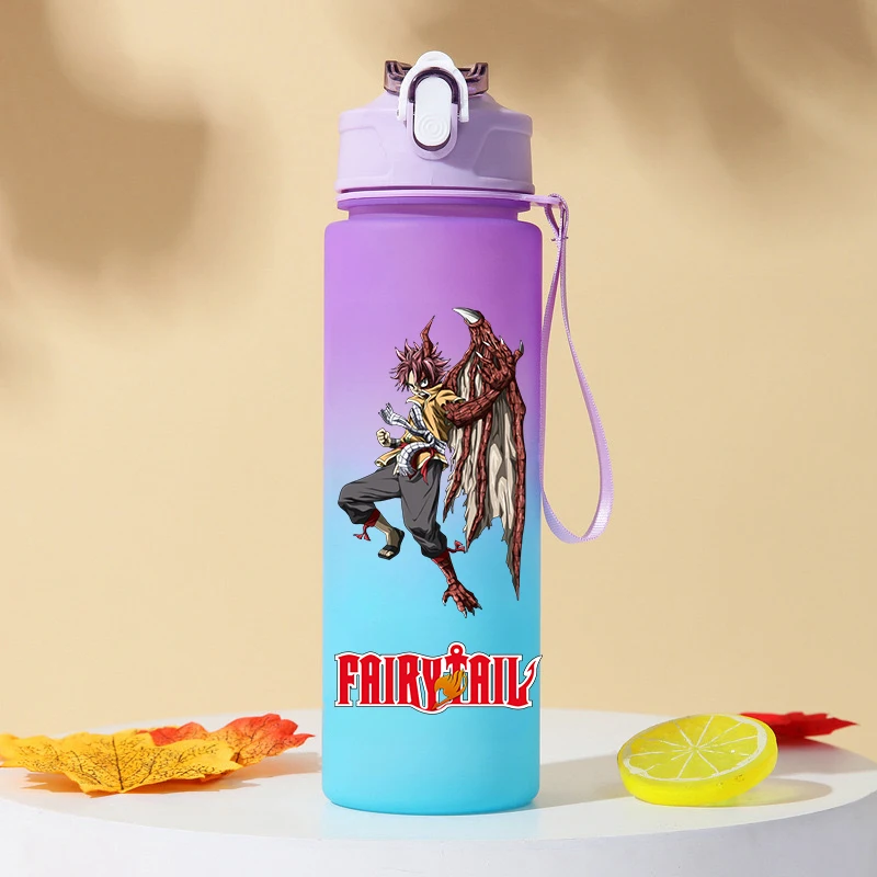 750 мл чашка для воды милая анимационная бутылка питьевой FAIRY TAIL емкость спорта на
