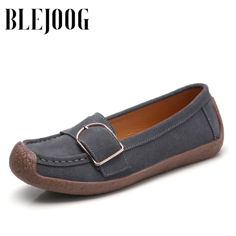 

Мокасины женские из натуральной кожи, на плоской подошве, демисезонные