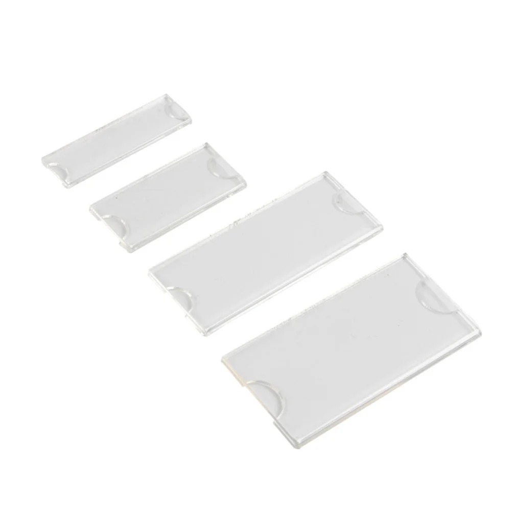 

Acrylic Regular Bill Holders Hard Clear Card Tag Label Sign Protectors