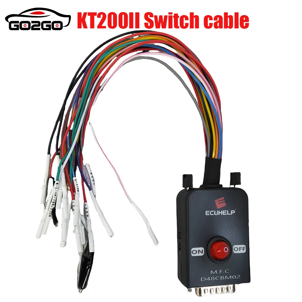 Многофункциональный кабель/кабель переключателя для ECUHELP KT200 KT200II ECU Programmer Car Truck via