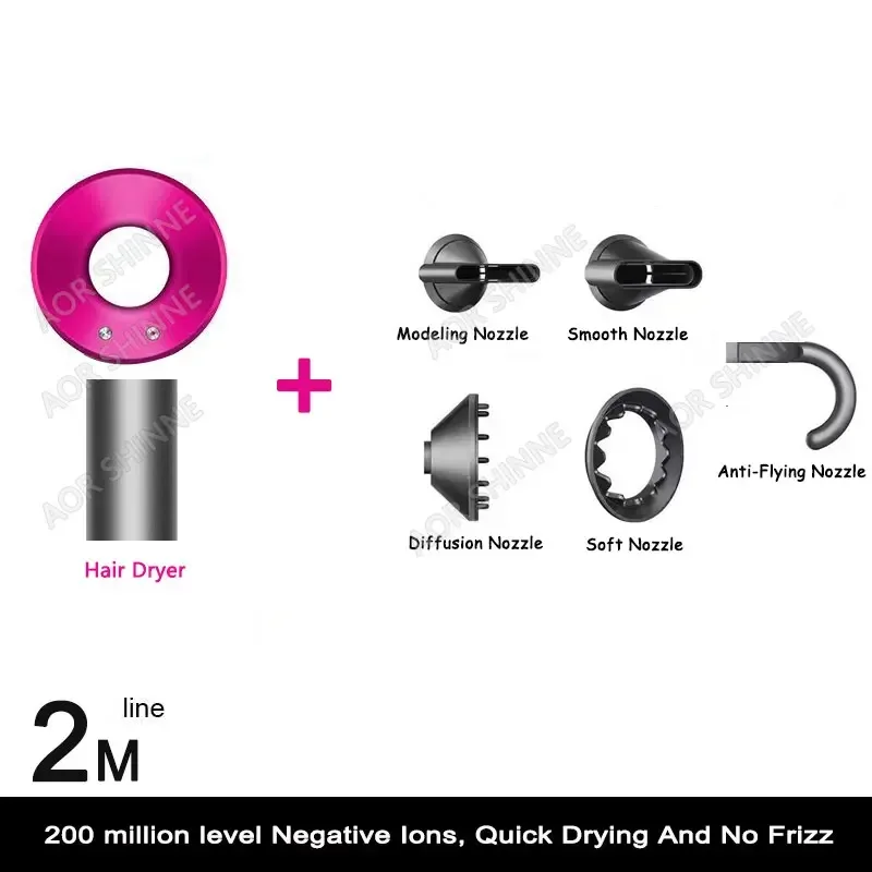 Профессиональный Фен 200 Миллионов Аниоров Быстросохнущий Для Домашнего