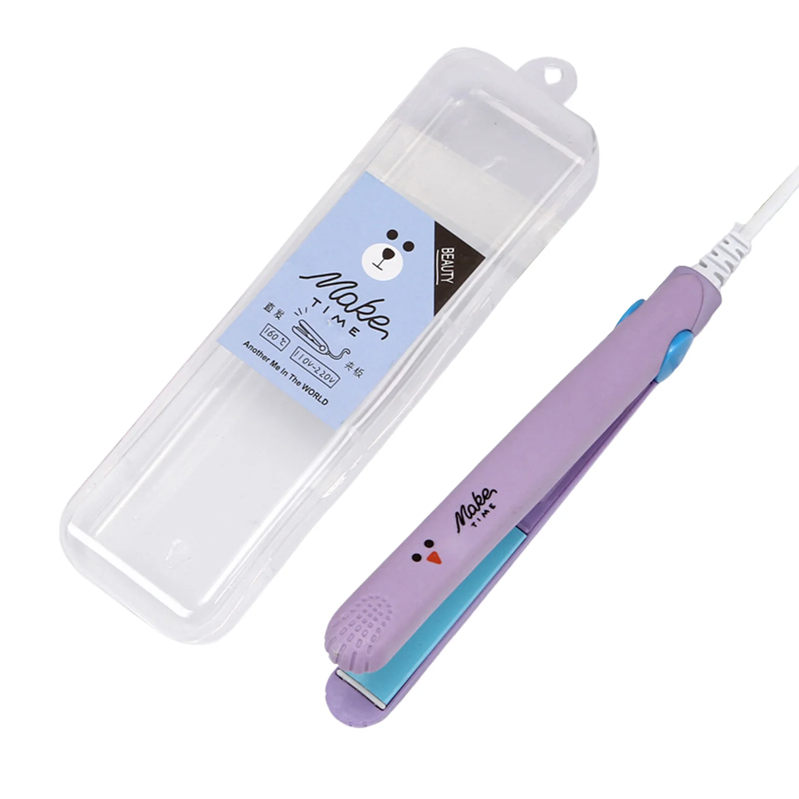 

Mini Hair Straightener Small Hair Straightener Curling Iron 2 In1 For Short Hair Travel Flat Iron For Bangs Wet And Dry Use Hair