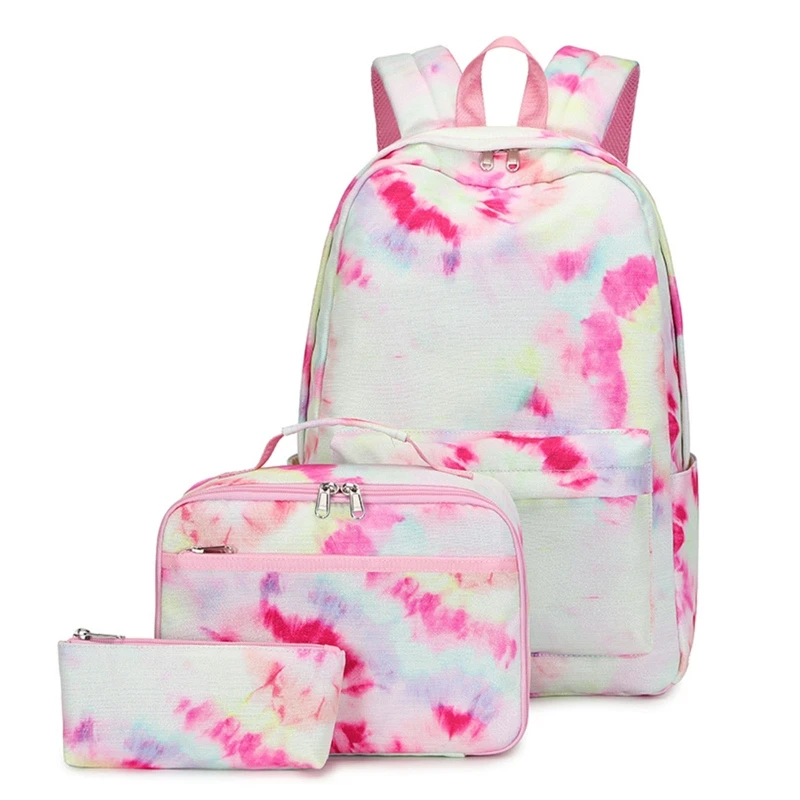 School Backpack for Girls Teens Bookbag Set Laptop Daypack Lunch Tote Pencil Bag