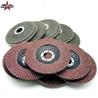 rsmxyo 10pcs 115mm 4 5 professional flap discs sanding discs 406080120 grits blades for angle grinder metal stainless steel