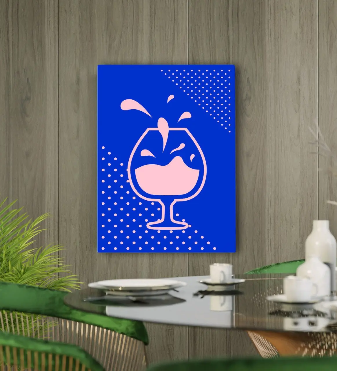 

BK Gift Cafe & Bar & Restaurant Konseptli Canvas Table 50x70cm-78