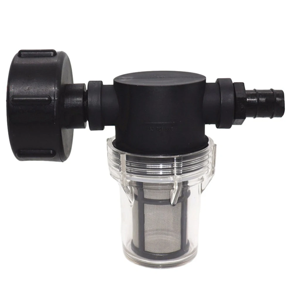 

Filter Joint Filter Connector Rain Barrel Black Environmental Protection Non-toxic Plastic Reusable Sturdy Garden