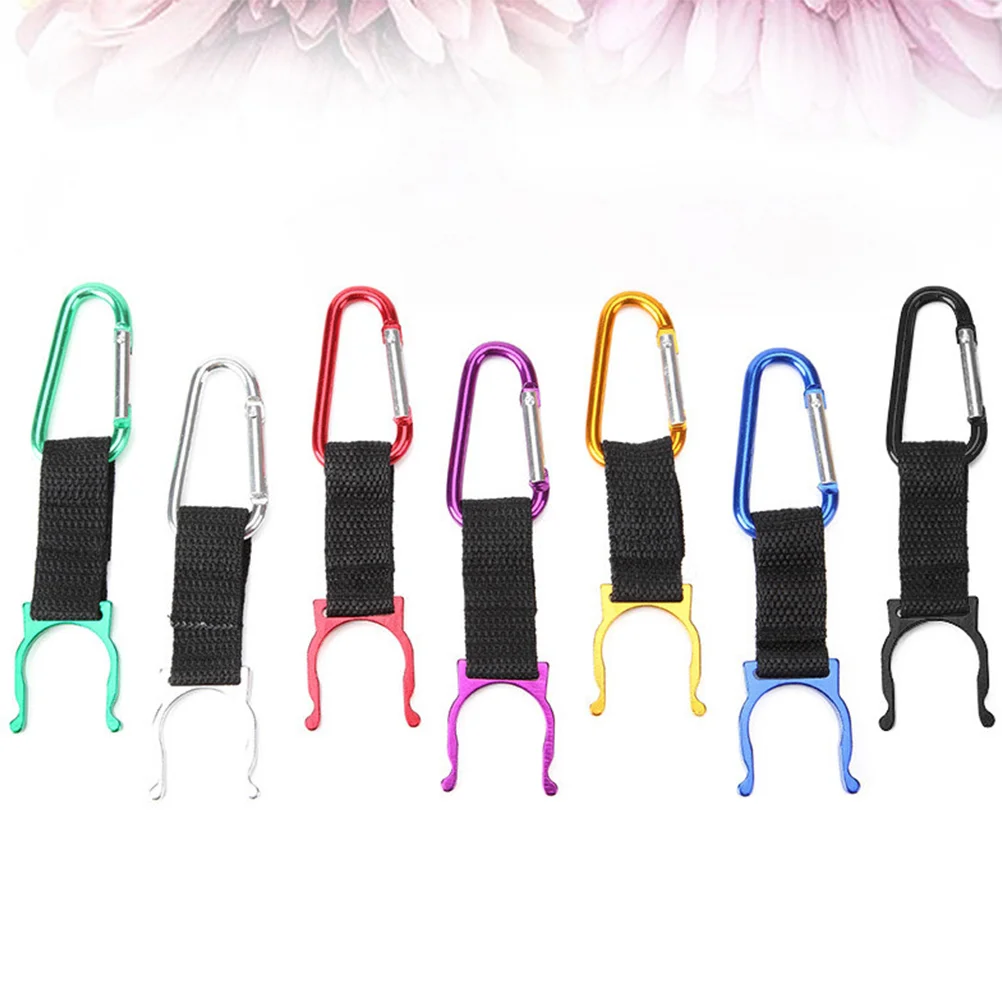 

Bottle Water Clip Holder Carabiner Buckle Topcarrierdrink Backpacking Belt Hiking Camping Backpack Carrying Mineral Portable