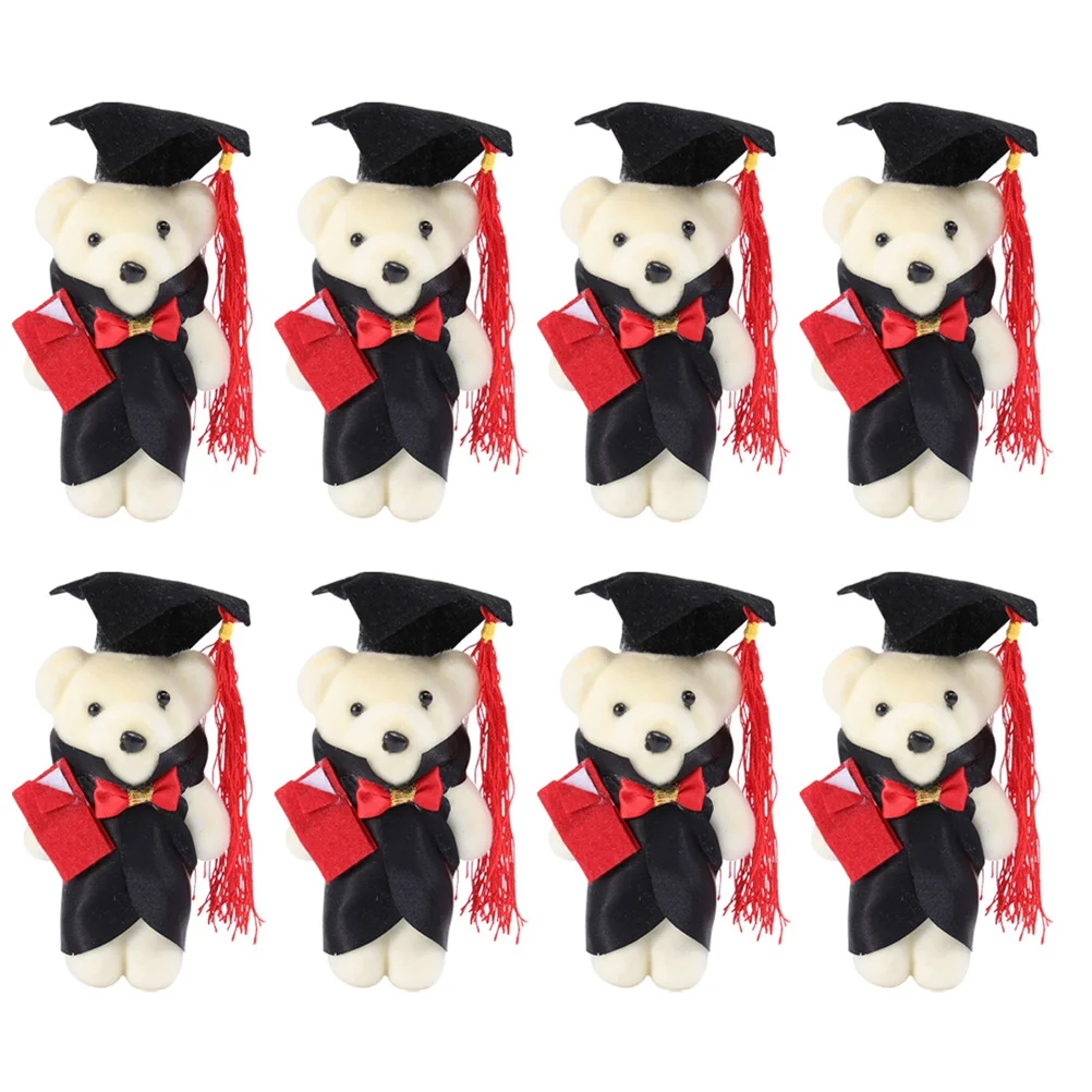 

Graduation Bears Stuffed Bouquet Bulk Plush Animal Class Animals Valentines Gift Toys Miniature Cuddly Day Ornament Table