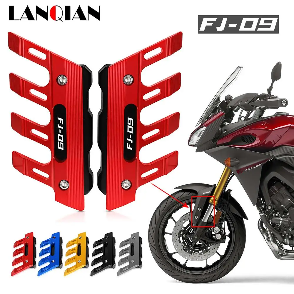 

Мотоциклетные аксессуары CNC, брызговики, боковая защита, переднее крыло, противоударный слайдер для YAMAHA FJ-09 FJ09, трассировщик 2018 2019
