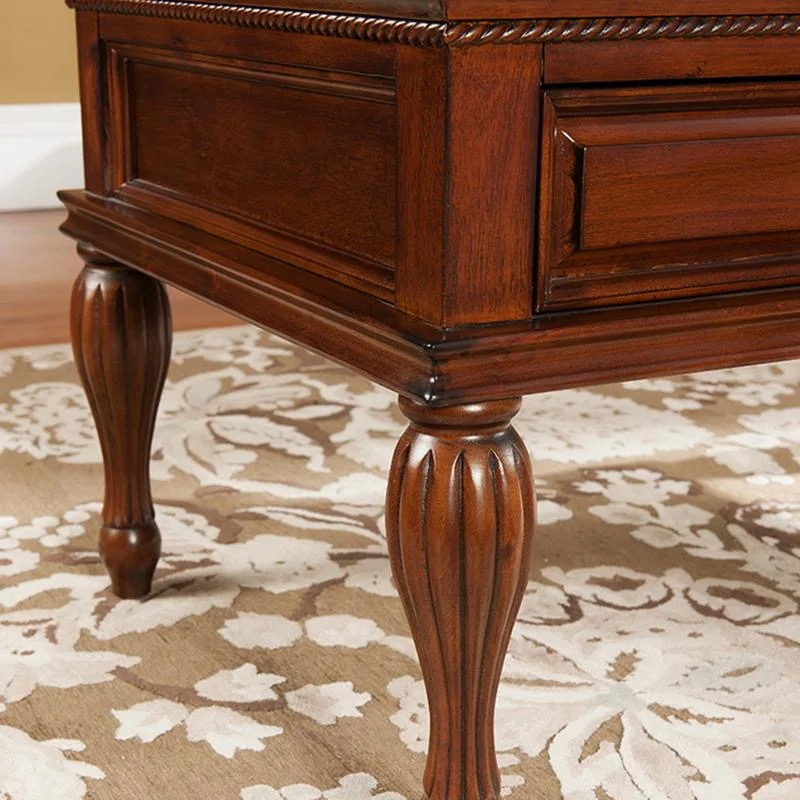 Американский шкаф с деревянными краями квадратный угловой диван кофейный столик