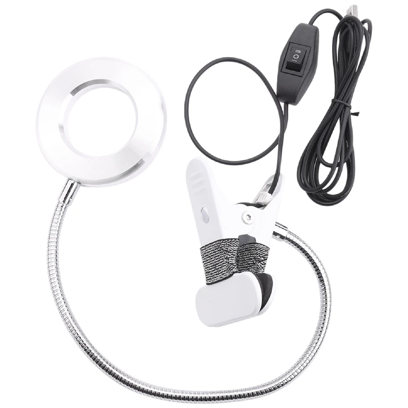 

Makeup Illuminator Equipment Tattoo Lamp With Clamp USB LED Lamp Cold Light Eyebrow Eyelash Extension Beauty Salon