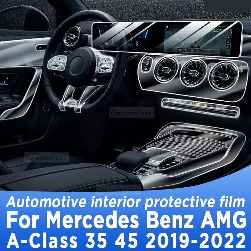 

Для MB AMG Class-A 35 45 2019-2022 панель редуктора навигации автомобильного интерьера защитная пленка ТПУ против царапин