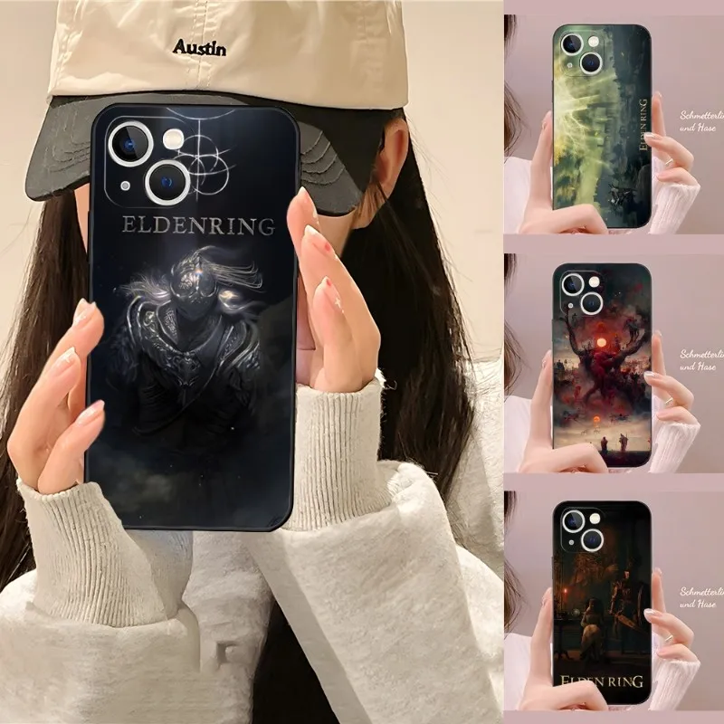 

Elden Ring Game Phone Case Funda For Iphone 12Pro 13 11 Pro Max Xr X Xs Mini Pro Max For 6 6s 7 8 Plus Design Shell