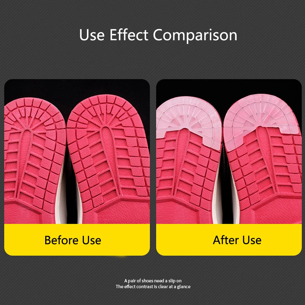 Sole Protector for Sneakers Outsole Rubber Sole Replacement Insoles for Shoes Repair Sole Sticker Anti-Slip Grip Wear-resistant