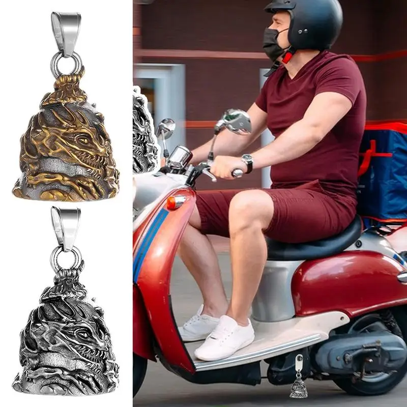 Lucky Bell для мотоцикла Череп металлический защитный звонок новинка Висячие