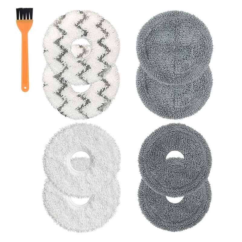 

9Pcs For ECOVACS DEEBOT X1 OMNI/TURBO Robotic Vacuum Cleaner Washable Mop Pads Mop Rags Replacement