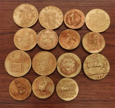 

Exquisite imitation of ancient Greek coins decorative crafts