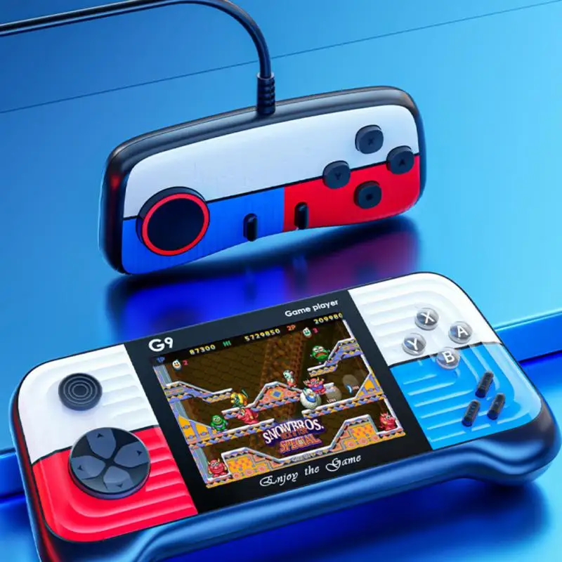 

New Retro Super Video Game Console G9 Handheld Game Player HD/AV Output 666+ Games Portable Hand-held Game 2-Players Gamepad
