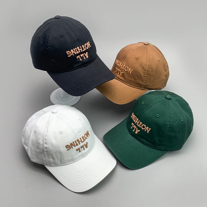 New High-quality Kpop Letter Men Women Baseball Hats Cotton All-Match Funny Outdoor Fashion Comfortable Unisex Street Sport Caps