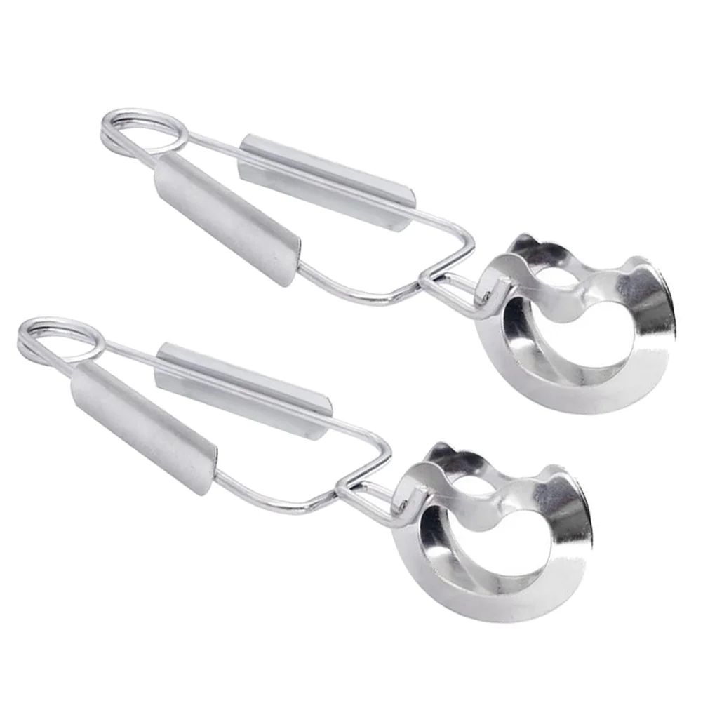 

2pcs Stainless Steel Snail Escargot Tongs Long Seafood Tong Salad Serving Clip Clamp Kitchen Utensil for Home Seaweed