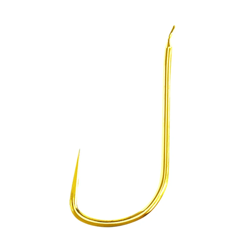 100 Pieces Shinkanto Barbless Multi-Type Multi-Size Goldfish Hooks Long Shank Carp And Fishing Gear