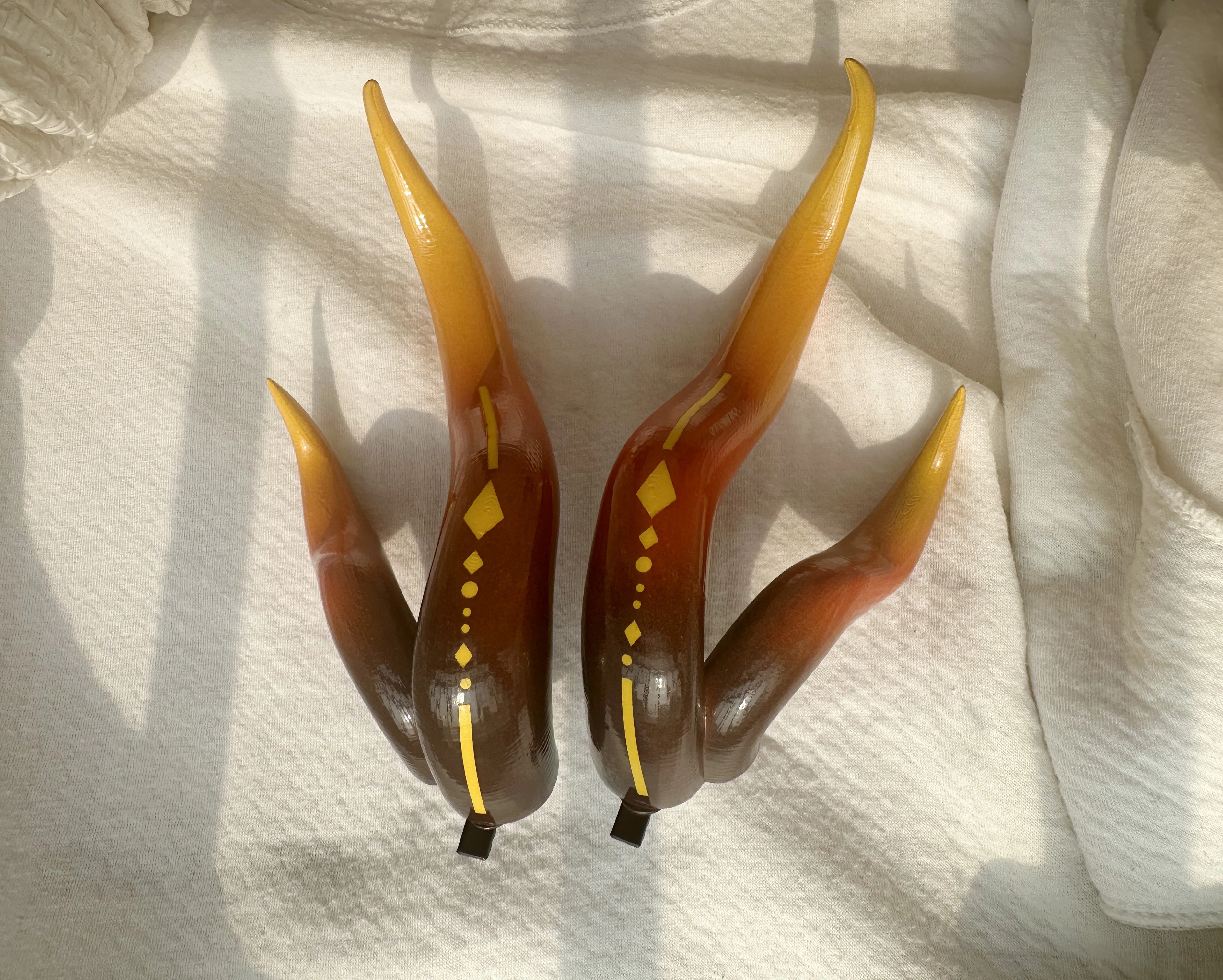 Ударные головные уборы Zhong Li Horn Genshin копия косплея реквизит украшение персонаж