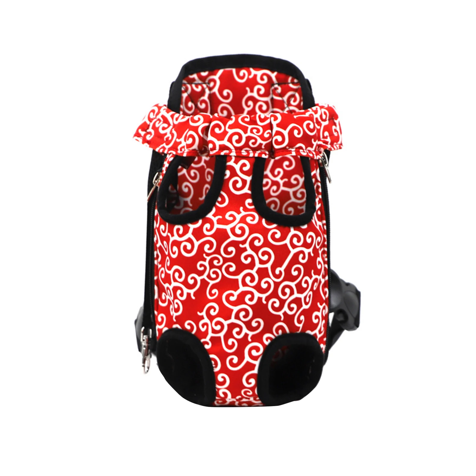 

Front Bag Backpack Portable Dog Carrier Pet Chest Holder Puppy Legs Out Outdoor Travel Canvas With Adjustable Strap Pouch