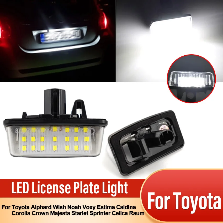 2 шт. для Toyota Alphard Wish Noah Voxy Estima Caldina Corolla Crown Majesta Starlet Sprinter Celica Raum светодиодный