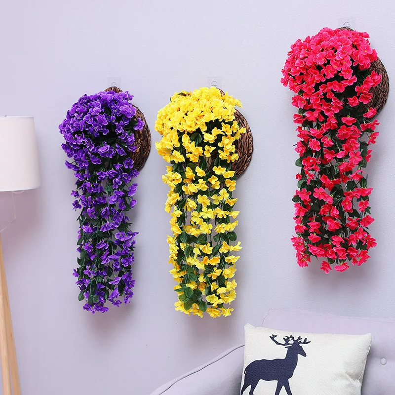 Violet Artificial Flower Party Decoration Simulation Valentine's Day Wedding Wall Hanging Wedding Decorative Wreath