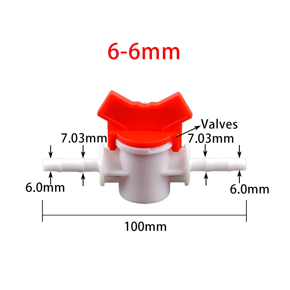 

Пластиковый шаровой кран 4-8 мм