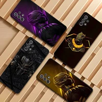 avengers black panther phone case for samsung a32 a21 a22 a30 31 a40 a42 51 a50 a52 53 a70 a71 a73 72 a80 a91 s10 lite shell